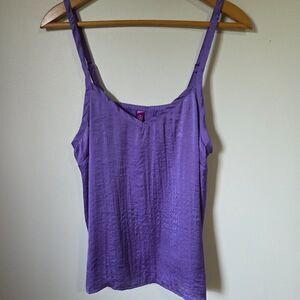 EUC ADORE ME LAVENDER V NECK TANK TOP SLEEPWEAR SIZE LARGE